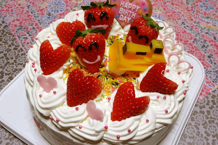 簡単 誕生日ケーキ レシピ 作り方 By Sakura2124 クックパッド 簡単おいしいみんなのレシピが366万品