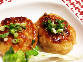 鶏ひき肉で豆腐ハンバーグ