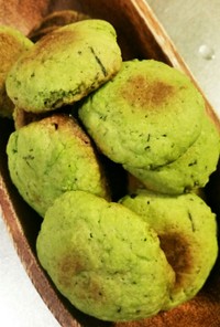 抹茶＆緑茶葉クッキー