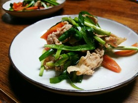 ♡豚肉とニラの簡単♪中華風炒め♡