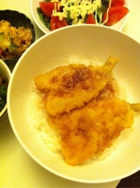 お手軽!美味い!キス天丼