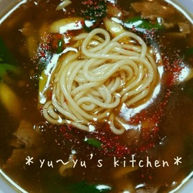 ご自慢✧カレ〜餡かけ蕎麦♡癖になる味✧♪