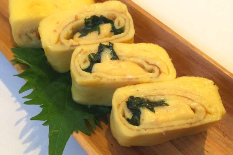 おつまみにも チーズと大葉の卵焼き レシピ 作り方 By Riko クックパッド 簡単おいしいみんなのレシピが356万品