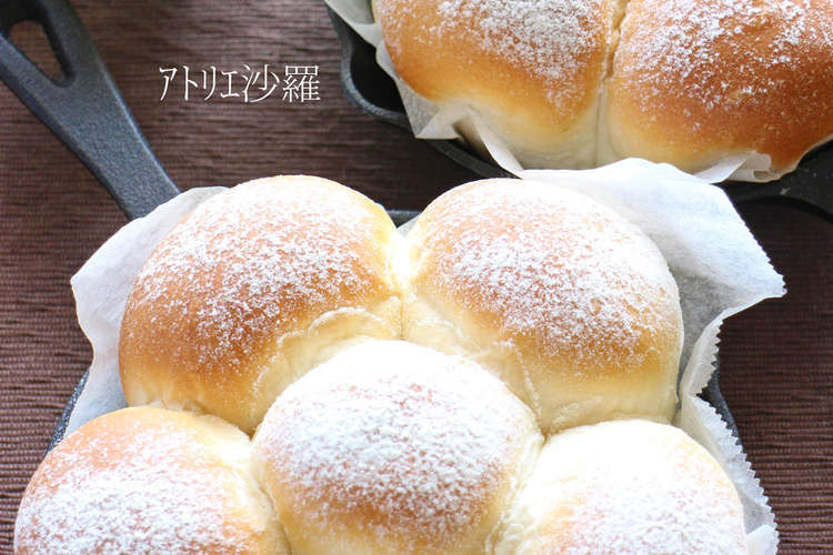 スキレットでふんわり ちぎりパン レシピ 作り方 By ｱﾄﾘｴ沙羅 クックパッド 簡単おいしいみんなのレシピが352万品