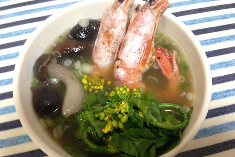 食s 有頭海老のスープ レシピ 作り方 By Sawacafe クックパッド