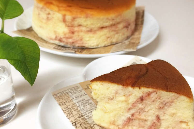 ストロベリーマーブルスフレチーズケーキ レシピ 作り方 By Golon126 クックパッド 簡単おいしいみんなのレシピが359万品