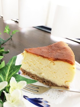 濃厚なのに柔らか✨ベイクドチーズケーキ✨