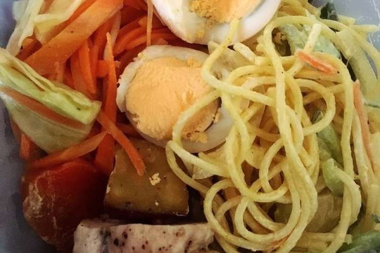 お弁当にも カレー風味のサラダスパゲティ レシピ 作り方 By ぐりとぐらの姉 クックパッド 簡単おいしいみんなのレシピが359万品