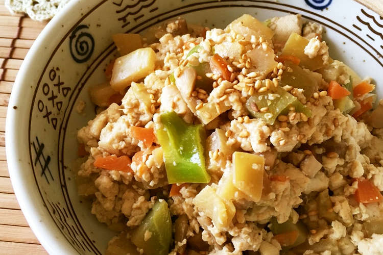 野菜玉と豆腐だけ 簡単シンプル 炒り豆腐 レシピ 作り方 By Mi Rin クックパッド