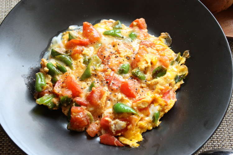 野菜たっぷりスクランブルエッグ レシピ・作り方 by 食育子さん 【クックパッド】 簡単おいしいみんなのレシピが356万品