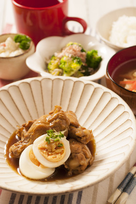 鶏手羽のきび酢煮