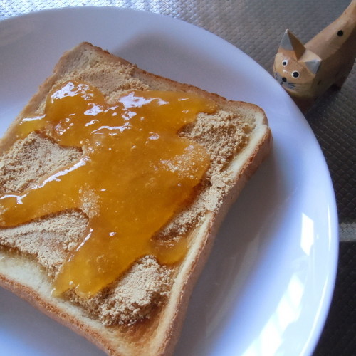 オレンジとバター香る♪安倍川トーストの画像