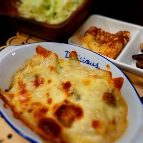とれたてアジと旬ものたちの春グラタン