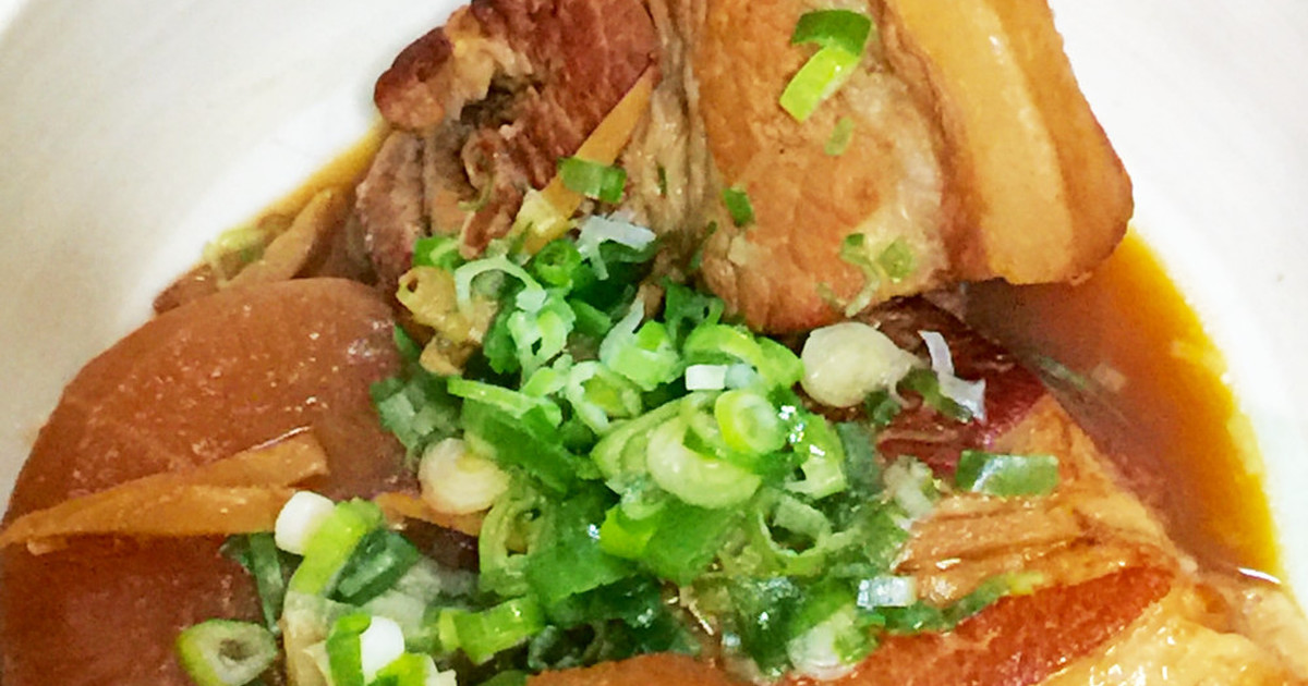豚バラ肉ブロックと大根の味噌煮込み by まま蔵 【クックパッド】 簡単おいしいみんなのレシピが321万品