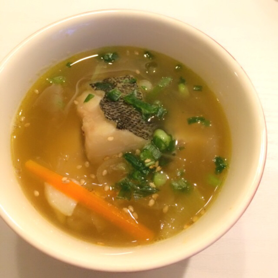 旨味ギュッと♡美味しいタラのスープの画像