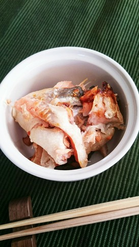 【圧力鍋で簡単】鮭のあらの柔らか煮