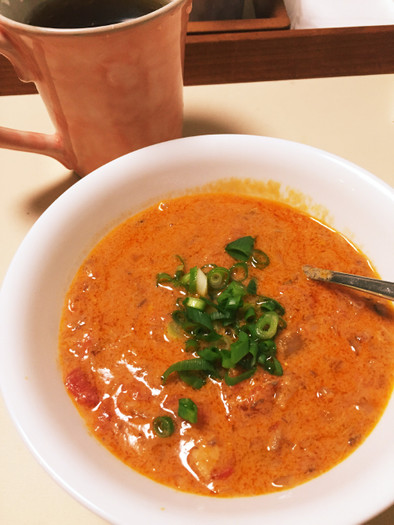 簡単過ぎ！鯖缶のトマトクリームスープ♡の写真