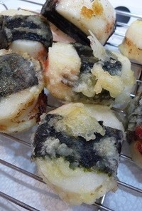 長芋の梅肉天ぷら