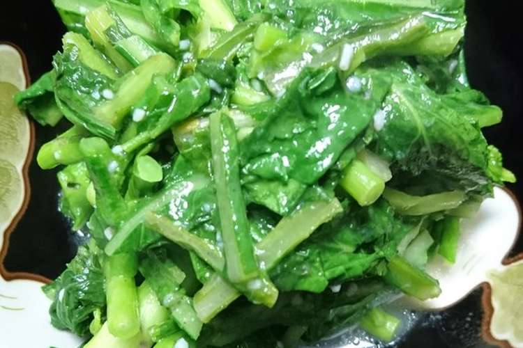 下茹でなし 菜の花のペペロンチーノ レシピ 作り方 By ふきのとう クックパッド 簡単おいしいみんなのレシピが370万品