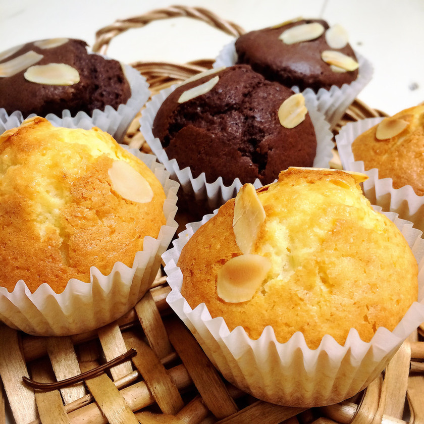 わたあめカップケーキのレシピ