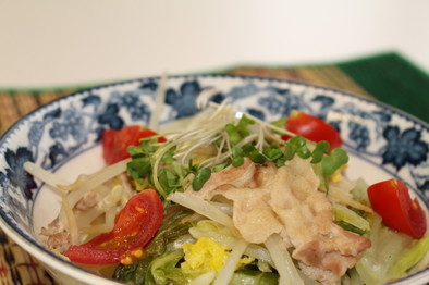 豚バラ肉と白菜の蒸し煮の写真