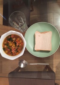 簡単！カレー風味の根菜スープ