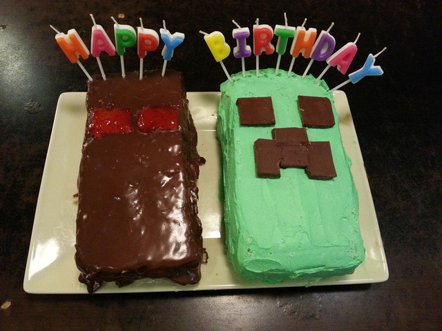 お誕生日マインクラフトケーキ レシピ 作り方 By ごんさんち クックパッド 簡単おいしいみんなのレシピが353万品