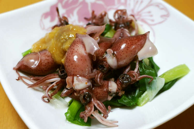 ホタルイカのとろーり酢味噌あえ レシピ 作り方 By Goshuマルシェ クックパッド