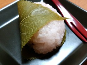 春!レンジで簡単 道明寺 (関西風桜餅)