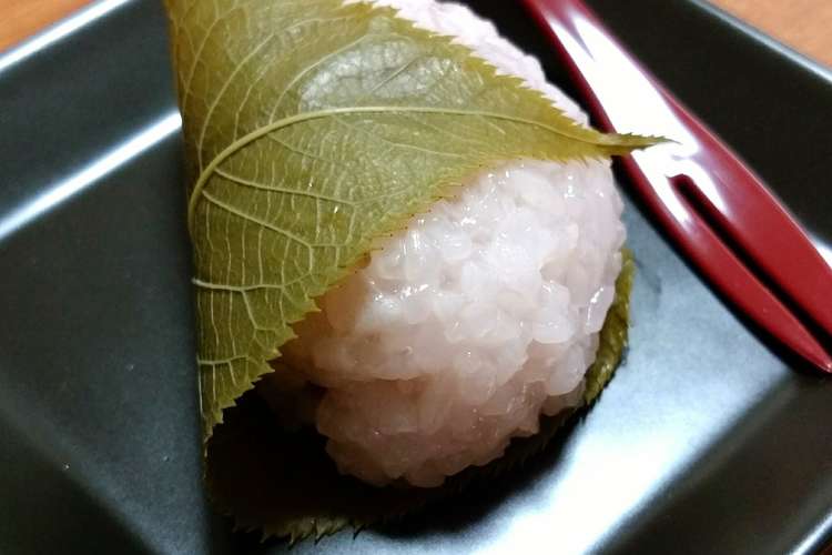 春！レンジで簡単 道明寺 (関西風桜餅)