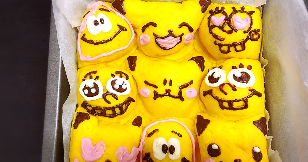ちぎりパン ピカチュウ スポンジボブ レシピ 作り方 By ふなきくち クックパッド 簡単おいしいみんなのレシピが373万品