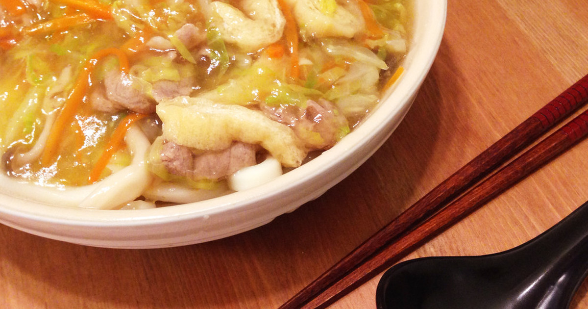 2歳と食べる 野菜のあんかけうどん レシピ 作り方 By でこま クックパッド