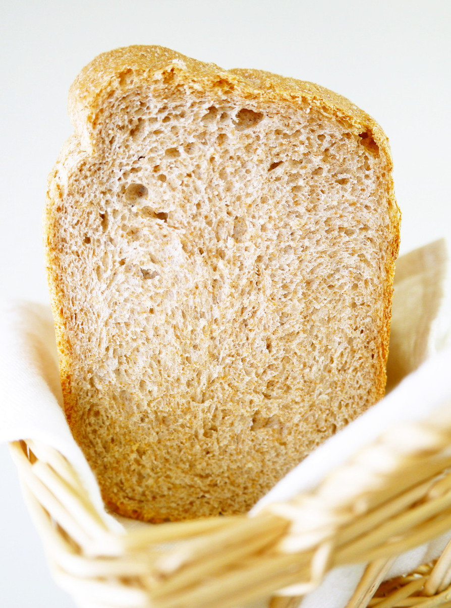【天然酵母】国産小麦＊ふすま全粒粉食パンの画像