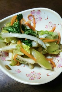 野菜たっぷりサラダ風浅漬け(中華風)