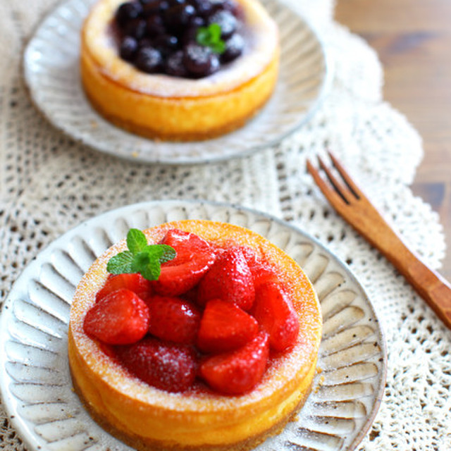 簡単フルーツソースとベイクドチーズケーキ レシピ 作り方 By みらめい クックパッド