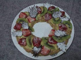 クリスマスリースケーキ・:*:・°★,。・:*:・°