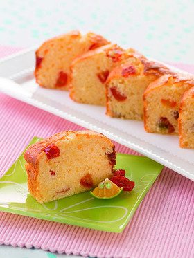 シークヮーサーとトマトのパウンドケーキ