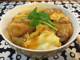 初めてでも簡単♪ふわとろ卵の親子丼