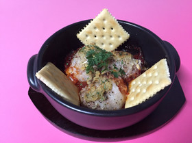 ミニトマトの肉巻きグラタン