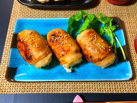 簡単❤肉巻きおにぎり