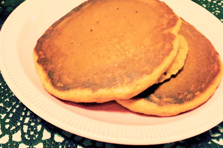 糖質制限 大豆粉とブランのパンケーキ レシピ 作り方 By なむい クックパッド