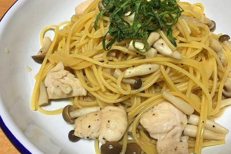 しそ香る めんつゆバターの和風パスタ レシピ 作り方 By くりぃぷ クックパッド