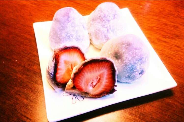 いちご大福 レシピ 作り方 By くっくぱー クックパッド 簡単おいしいみんなのレシピが351万品