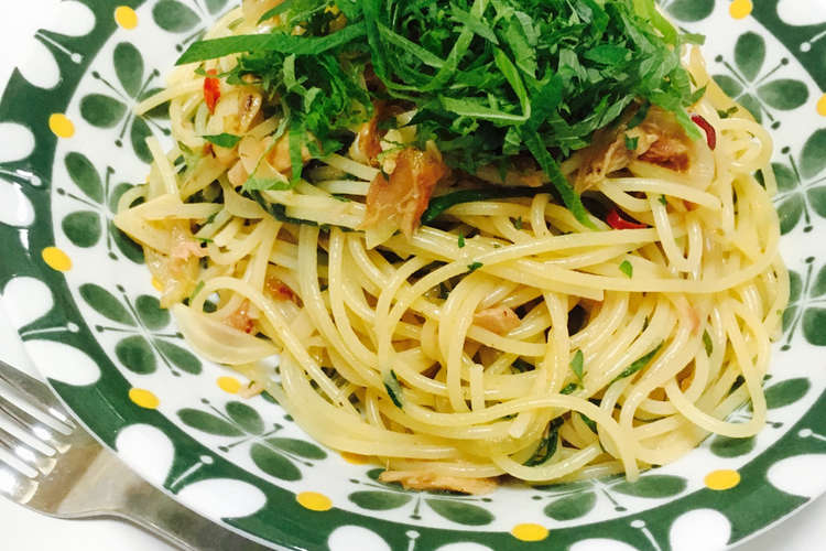 梅とツナと大葉のペペロンチーノ レシピ 作り方 By さきっちょ クックパッド 簡単おいしいみんなのレシピが351万品