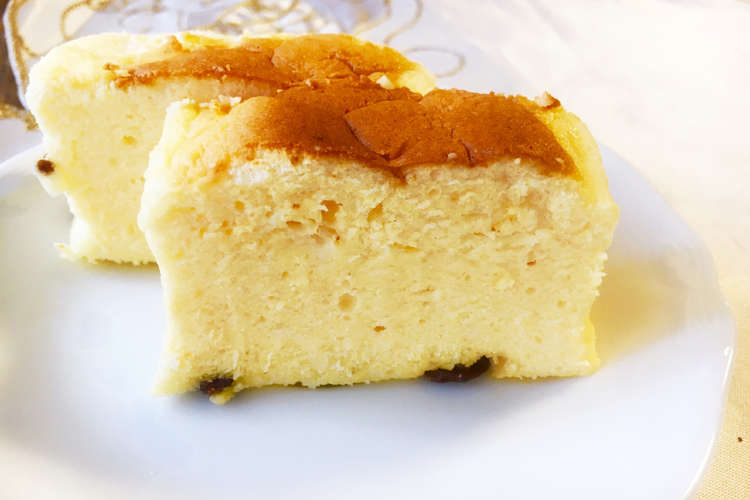 簡単 りくろーおじさんのチーズケーキ レシピ 作り方 By Ponrise クックパッド 簡単おいしいみんなのレシピが350万品