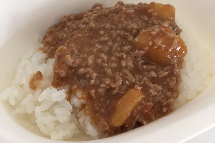 レトルトカレーにひと手間でキーマカレー風 レシピ 作り方 By しんぺい妻 クックパッド 簡単おいしいみんなのレシピが352万品