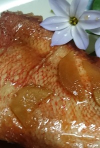 お年寄り絶賛シリーズ❗赤魚煮付け❗