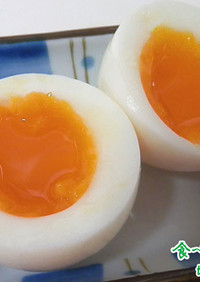 塩味が効いた味卵を簡単に作る方法♪
