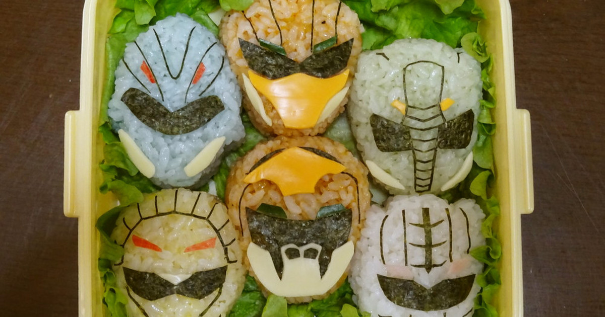 ジュウオウジャー キャラ弁 型紙付 レシピ 作り方 By Soraomma クックパッド 簡単おいしいみんなのレシピが362万品