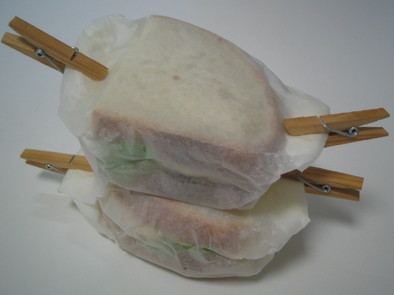 親子サンドイッチ（⌒○⌒）(^o^)の写真